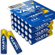 Batérie VARTA AAA LR3 R3 LONGLIFE POWER 24 kusov Batérie VARTA AAA LR3 R3 LONGLIFE POWER 24 kusov