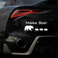 Biely štýl Mama bear a 3 medvedíky Biely štýl Mama bear a 3 medvedíky
