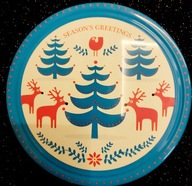 Vianočné maslové sušienky 445g VEĽKÁ plechovka Vianoc
