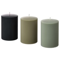 VONNÁ SVIEČKA 3 ks vanilka/céder GLASBJORK IKEA VONNÁ SVIEČKA 3 ks vanilka/céder GLASBJORK IKEA