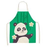 Štýl č.9 47x38cm Zástera Artoon Cute Panda Print Štýl č.9 47x38cm Zástera Artoon Cute Panda Print