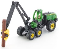 SIKU 1652 Lesný traktor so žeriavom HDS + balíky 1:87