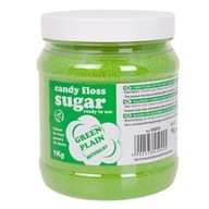 Farebný cukor do cukrovej vaty, zelený, príchuť prírodná cukrová vata, 1kg
