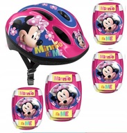 MICKEY MINNIE MOUSE SET PRILBY 4 CHRÁNIČE BICYKEL MICKEY MINNIE MOUSE SET PRILBY 4 CHRÁNIČE BICYKEL