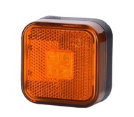 LED SVIETIDLO 12/24V Štvorcové ŽLTÉ LED SVIETIDLO 12/24V Štvorcové ŽLTÉ