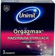 Kondómy Unimil OrgazMax Sex kondómy 3 kusy