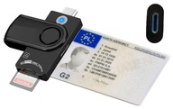 USB-C čítačka kariet vodiča s SLIM PROGRAMOM