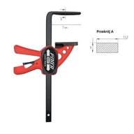 Stolová príchytka QUICK T-Track 22 cm na koľajnicu, pás Stolová príchytka QUICK T-Track 22 cm na koľajnicu, pás