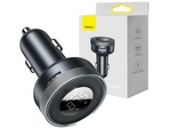 Baseus Enjoy Car Charger 3,4A FM transmitter nabíjačka do auta, čierna Baseus Enjoy Car Charger 3,4A FM transmitter nabíjačka do auta, čierna