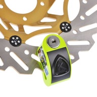 Zámok brzdového kotúča s ALARM KOVIX KD6 fluo