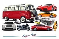 Nálepky na stenu Cars - Super Cars 11 Nálepky na stenu Cars - Super Cars 11