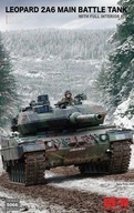 Hlavný bojový tank Leopard 2A6 (úplný interiér) 1:35 Žitné pole, model 5066 Hlavný bojový tank Leopard 2A6 (úplný interiér) 1:35 Žitné pole, model 5066