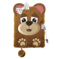 Diár s 3D visiacim zámkom A5 96k My Little Friend Bear Diár s 3D visiacim zámkom A5 96k My Little Friend Bear