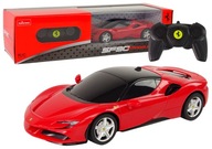 Auto R/C Ferrari SF90 Rastar 1:24 Red Pilot