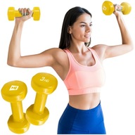 Činky 2x3kg cvičebné závažia sada činiek Činky 2x3kg cvičebné závažia sada činiek