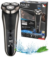 PÁNSKY OTOČNÝ holiaci strojček 3 HLAVY IPX7 LCD ADLER PÁNSKY OTOČNÝ holiaci strojček 3 HLAVY IPX7 LCD ADLER