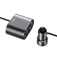 Baseus autonabíjačka 2x USB 3.1A (17W) + 2x zásuvka zapaľovača 80W Baseus autonabíjačka 2x USB 3.1A (17W) + 2x zásuvka zapaľovača 80W