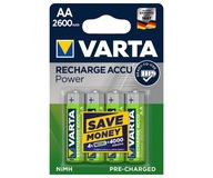 4x VARTA R6 AA 2600mAh NiMH 1,2V Proff batéria 4x VARTA R6 AA 2600mAh NiMH 1,2V Proff batéria
