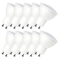 SET: 10 x GU10 LED žiarovka 7W=55W neutrál SET: 10 x GU10 LED žiarovka 7W=55W neutrál