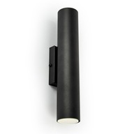 Čierna trubicová nástenná lampa Single LED GU10 Čierna trubicová nástenná lampa Single LED GU10