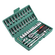 46 ks 1/4'' nástrčkov na skrutkovače 46 ks 1/4'' nástrčkov na skrutkovače