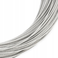 Oceľové lano, NEREZOVÝ INOX, kyselinovzdorné, mäkké, 7x19, 1,5 mm, 15 m Oceľové lano, NEREZOVÝ INOX, kyselinovzdorné, mäkké, 7x19, 1,5 mm, 15 m