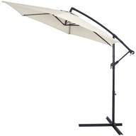Dáždnik s dlhým rukávom + stojan 330 cm závesný béžový
