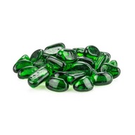Green Glass Pebble 300g 30-40 ks.