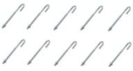 SIEŤOVÉ NAPÍNANIE OTVORENÉ, HÁK NAPÍNAČA DRÔTU 10mm 10x