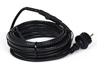 Vykurovací kábel, vykurovací kábel s termostatom pre potrubný žľab 15W/m 14m TS-14
