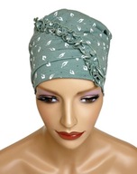 Čiapky Turban Kalina z bio džerseja na hlavu Čiapky Turban Kalina z bio džerseja na hlavu