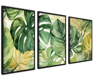 Plagáty Obrazy Rámy Kvety Monstera Botany 30x40 Plagáty Obrazy Rámy Kvety Monstera Botany 30x40