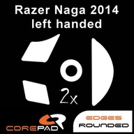 2 x CorePad Razer Naga 2014 ľavoruké klzáky 2 x CorePad Razer Naga 2014 ľavoruké klzáky