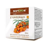 Sanbios Krém s rakytníkom na tvár, krk a dekolt 50 ml Sanbios Krém s rakytníkom na tvár, krk a dekolt 50 ml