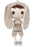 Bábika Metoo Rabbit 50 cm béžová s menom Bábika Metoo Rabbit 50 cm béžová s menom