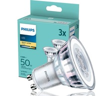 PHILIPS SET 3x GU10 LED žiarovka 4,6W = 50W 2700K TEPLÁ 355lm 36° 230V PHILIPS SET 3x GU10 LED žiarovka 4,6W = 50W 2700K TEPLÁ 355lm 36° 230V