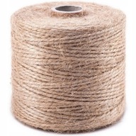 Prírodná JUTOVÁ STRUNKA pre makramé / 2 mm / 250 m Prírodná JUTOVÁ STRUNKA pre makramé / 2 mm / 250 m