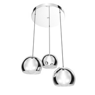 Lustrové závesné svietidlo TRIPLE CHROME Lustrové závesné svietidlo TRIPLE CHROME