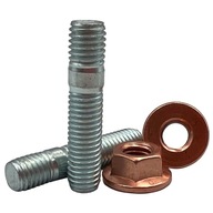 Čap + matica výfukového potrubia M10x35, sada 10 ks. Čap + matica výfukového potrubia M10x35, sada 10 ks.