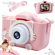 Digitálny fotoaparát pre deti s hrami pre mačiatka