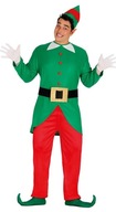 Kostým pre dospelých ELF nohavicová bunda Vianočná L