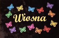 Jarné leto motýliky dekorácie okenné tabule školské