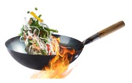 [KO] Ručne kovaný wok z uhlíkovej ocele 12' (30 cm)