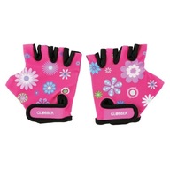Globber 528-110 Flowers Ružové detské rukavice