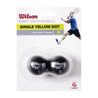 WILSON STAFF Yellow Dot squashové loptičky 2 ks