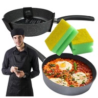 PEVNÁ PANVICA VEĽKÁ 24 CM HLBOKÁ NEPRIĽNAVÁ PLYNOVÁ INDUKCIA PEVNÁ PANVICA VEĽKÁ 24 CM HLBOKÁ NEPRIĽNAVÁ PLYNOVÁ INDUKCIA