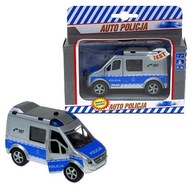 POLICAJNÁ DODÁVKA 11CM SO ZVUKOM, AUTO SVETLO, KOV POLICAJNÁ DODÁVKA 11CM SO ZVUKOM, AUTO SVETLO, KOV