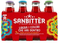 Aperitív San Benedetto Sanbitter Rosso 100 ml x 8 malých fliaš na pitie Aperitív San Benedetto Sanbitter Rosso 100 ml x 8 malých fliaš na pitie
