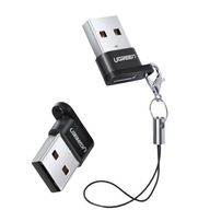 USB C (samica) - USB (samec) adaptér Ugreen US280 - čierny