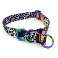 Crazy Leopard M/L pološkrtiaci obojok pre psov Crazy Leopard M/L pološkrtiaci obojok pre psov